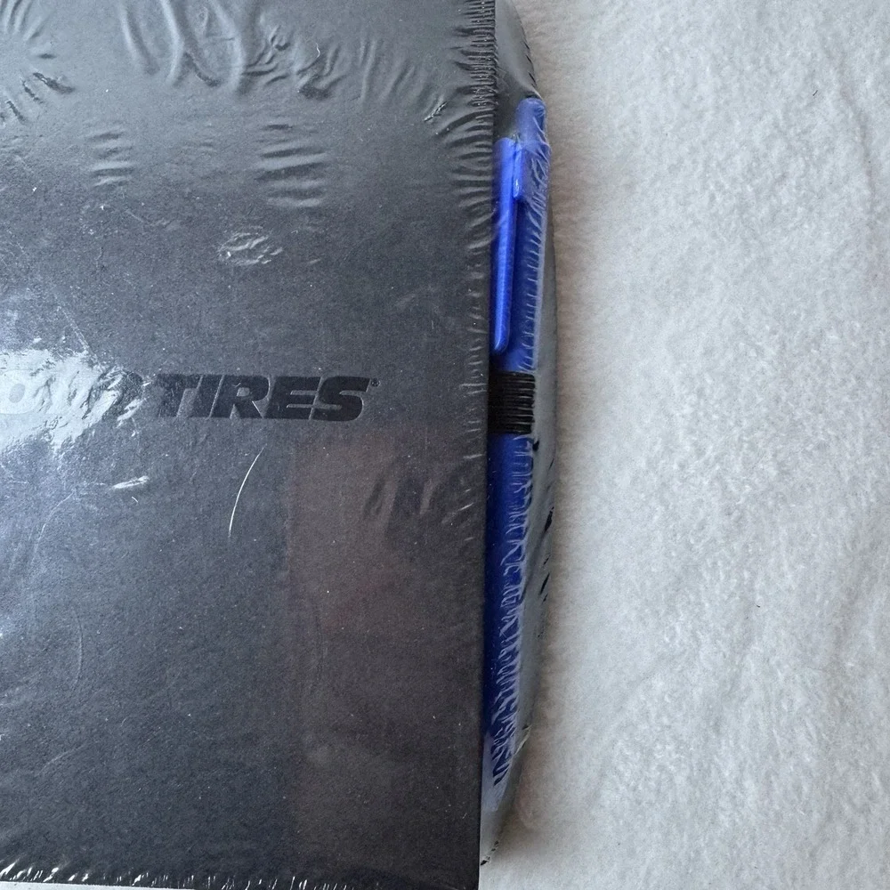 New Toyo Tires Spiral Notebook Black With Pen Advertising Note Book